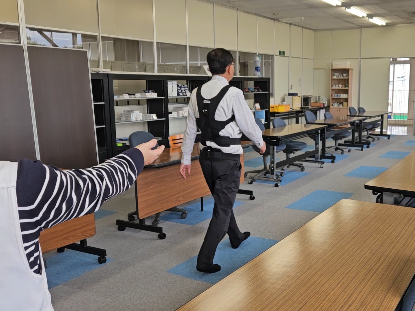 歩行計測の様子(2025年5月)